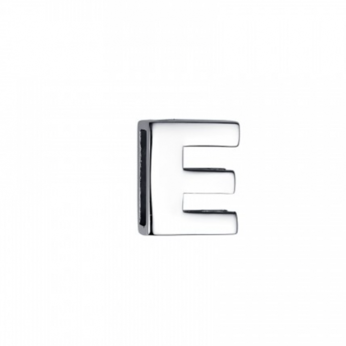 Подвеска – буква “Е” из серебра