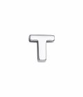 Подвеска — буква «Т» из серебра