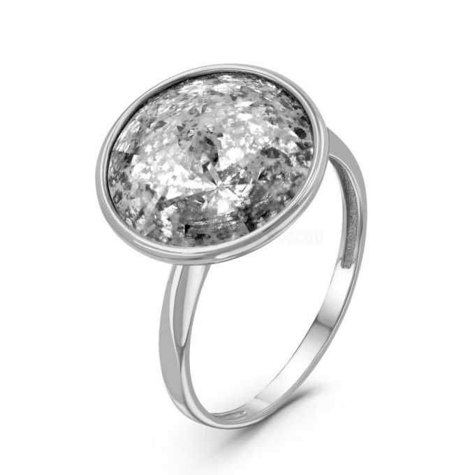 Кольцо из серебра с кристаллом Swarovski